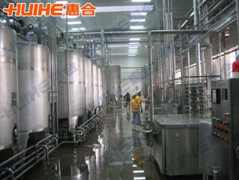 精美展示涼茶飲料生產線_涼茶飲料生產線設備實拍圖,讓客戶更直觀的了解我們的產品!